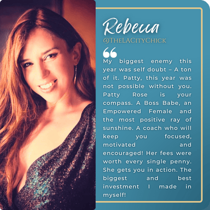Image of testimonial for Patty Rose by Rebecca, LA City Chick